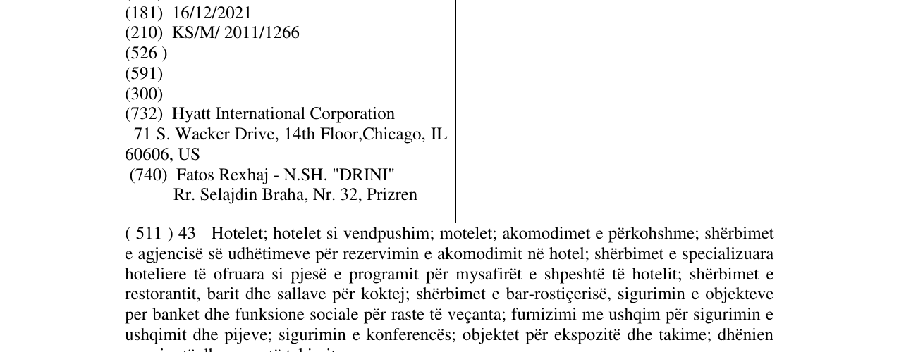 Zëri i markës GOLD PASSPORT në buletin