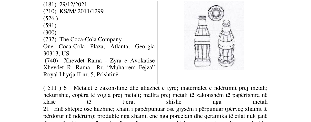 Zëri i markës Markë figurative në buletin