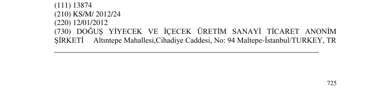 Zëri i markës PATOS CRITOS në buletin