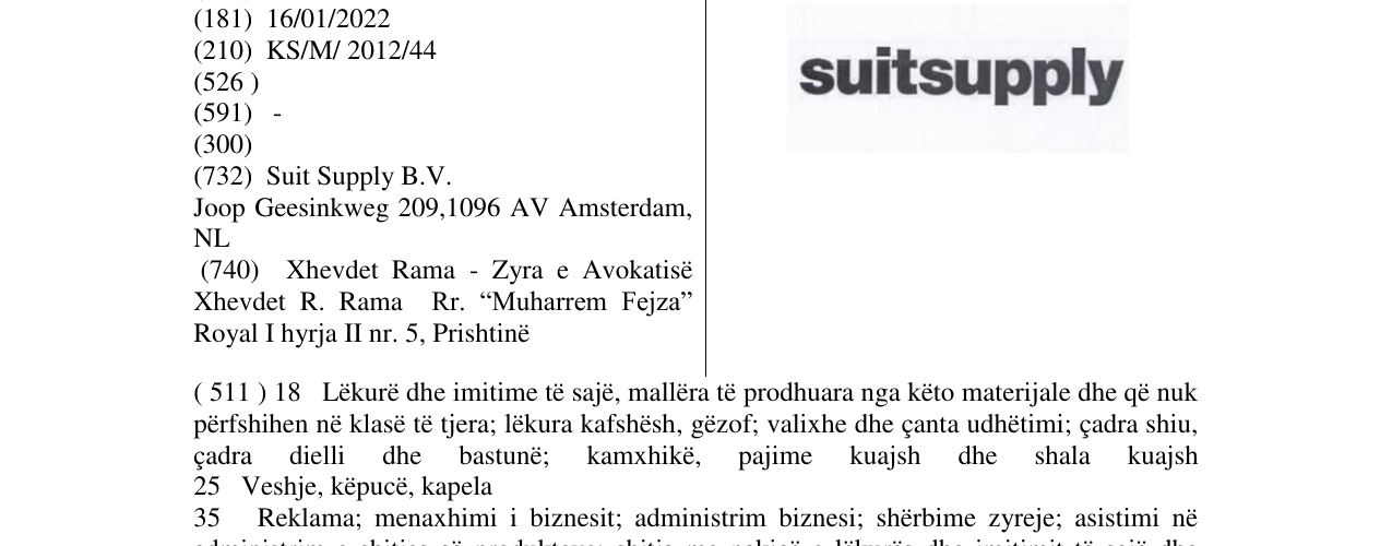 Zëri i markës suitsupply në buletin