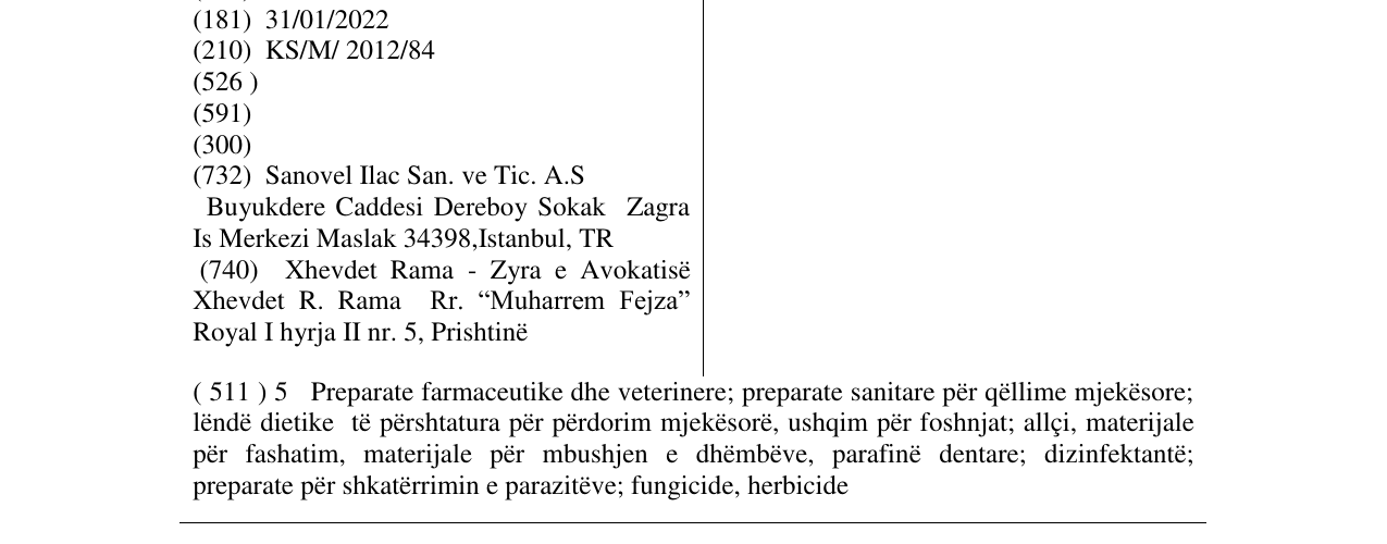 Zëri i markës ayra - sanovel në buletin