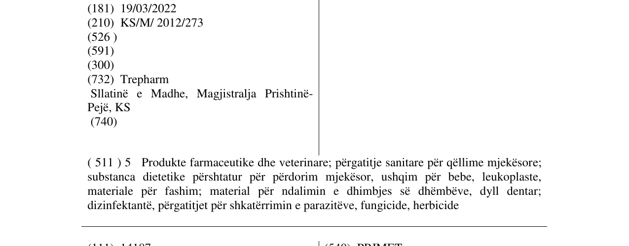 Zëri i markës GLIMUR në buletin