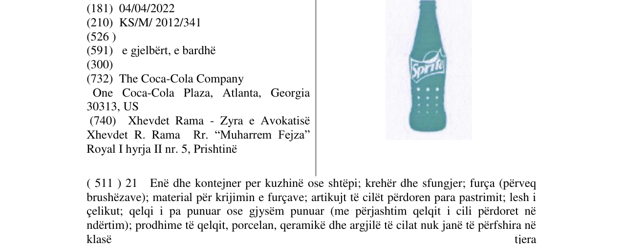 Zëri i markës Sprite në buletin
