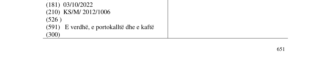 Zëri i markës FINNESA në buletin