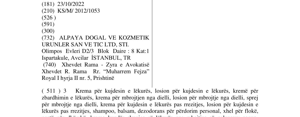 Zëri i markës BIOBALANCE në buletin