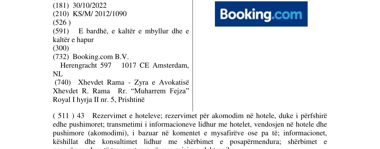 Zëri i markës Markë figurative në buletin