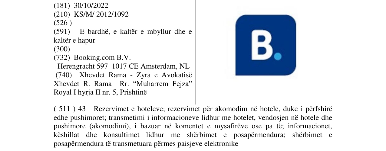 Zëri i markës Markë figurative në buletin