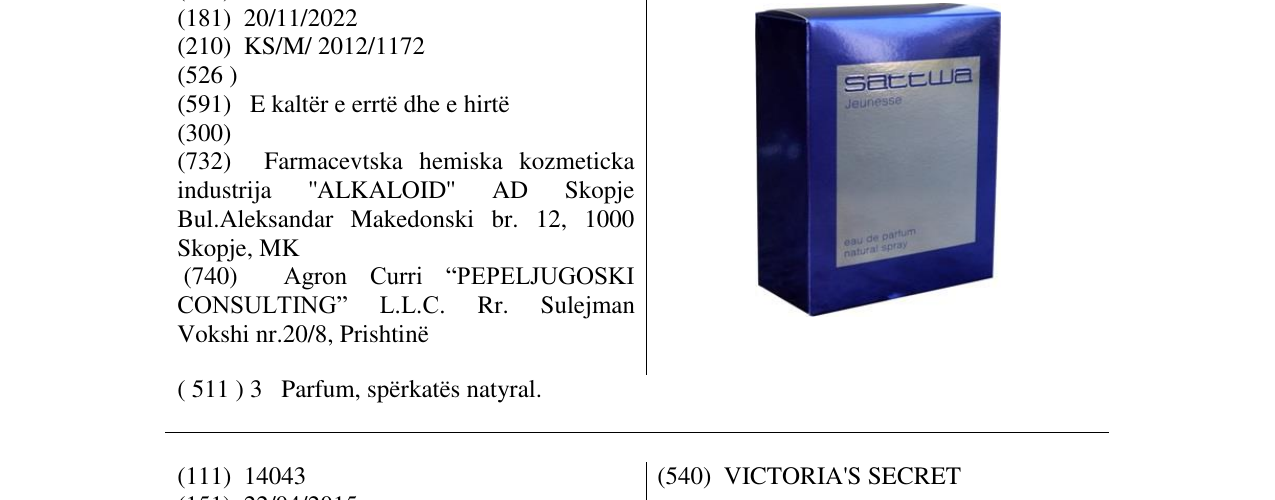 Zëri i markës Sattwa Jeunesse në buletin