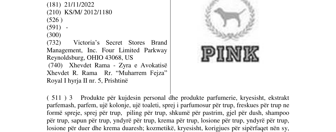 Zëri i markës PINK në buletin