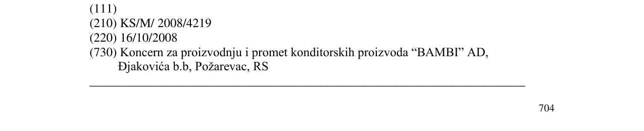 Zëri i markës Scarlet në buletin