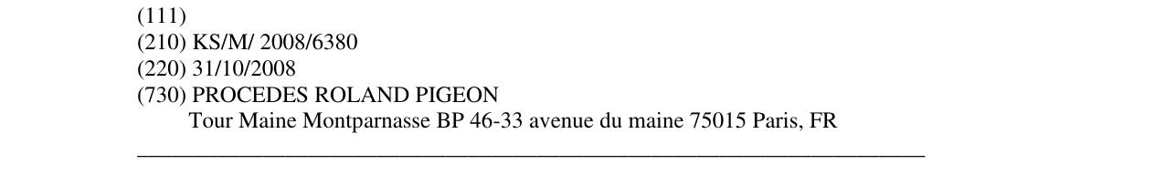 Zëri i markës GÉO2 në buletin