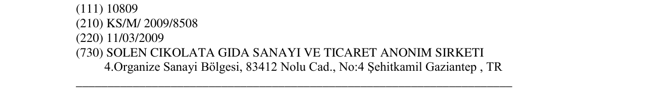 Zëri i markës BISCOLATA në buletin