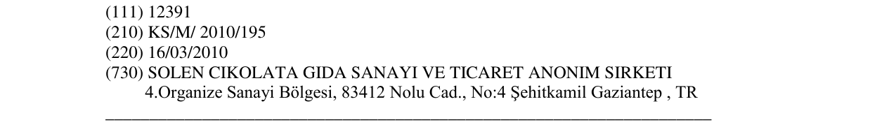 Zëri i markës SOLEN AMADA në buletin