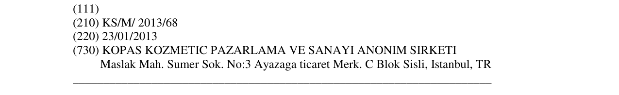 Zëri i markës Markë figurative në buletin