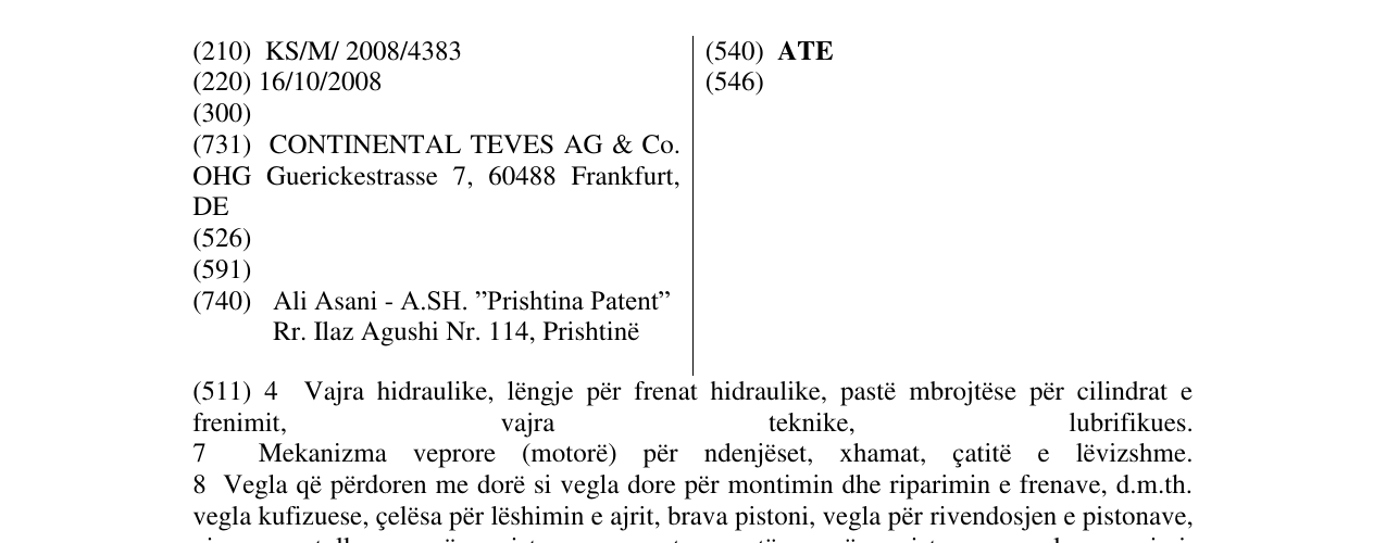 Zëri i markës ATE në buletin