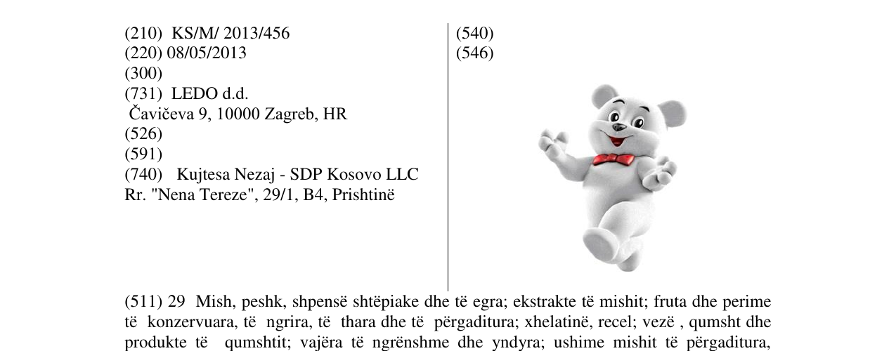 Zëri i markës Markë figurative në buletin