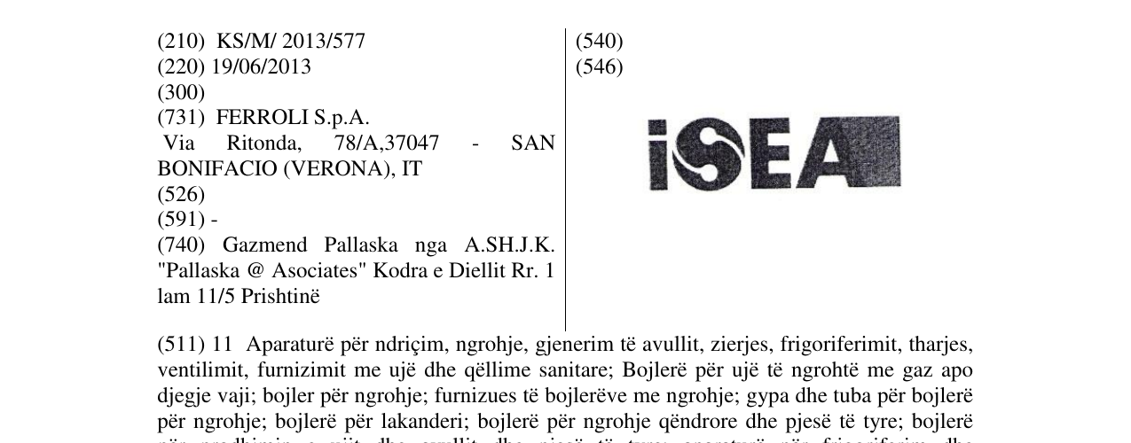 Zëri i markës iSEA në buletin