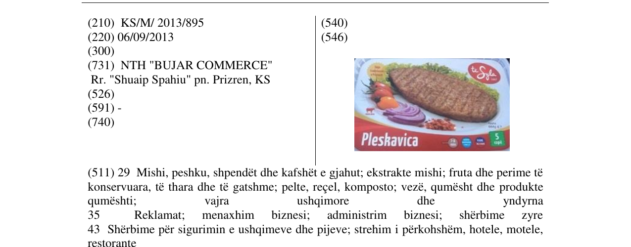 Zëri i markës te Syla Pleskavica në buletin