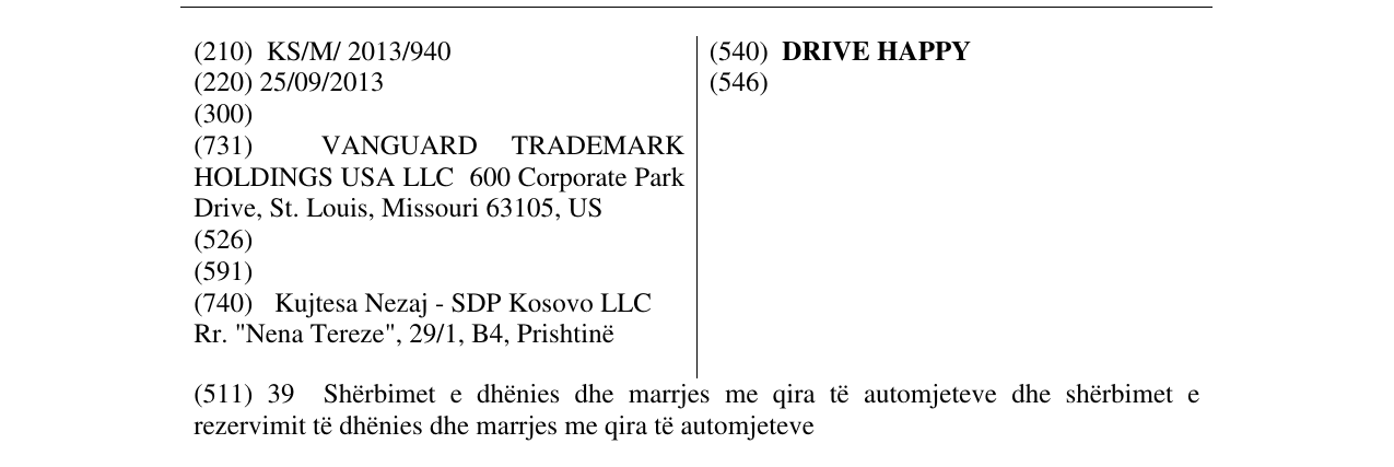 Zëri i markës DRIVE HAPPY në buletin