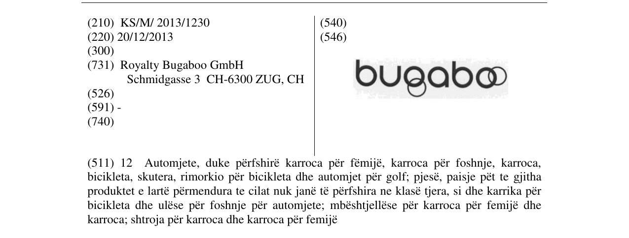 Zëri i markës buoabo në buletin