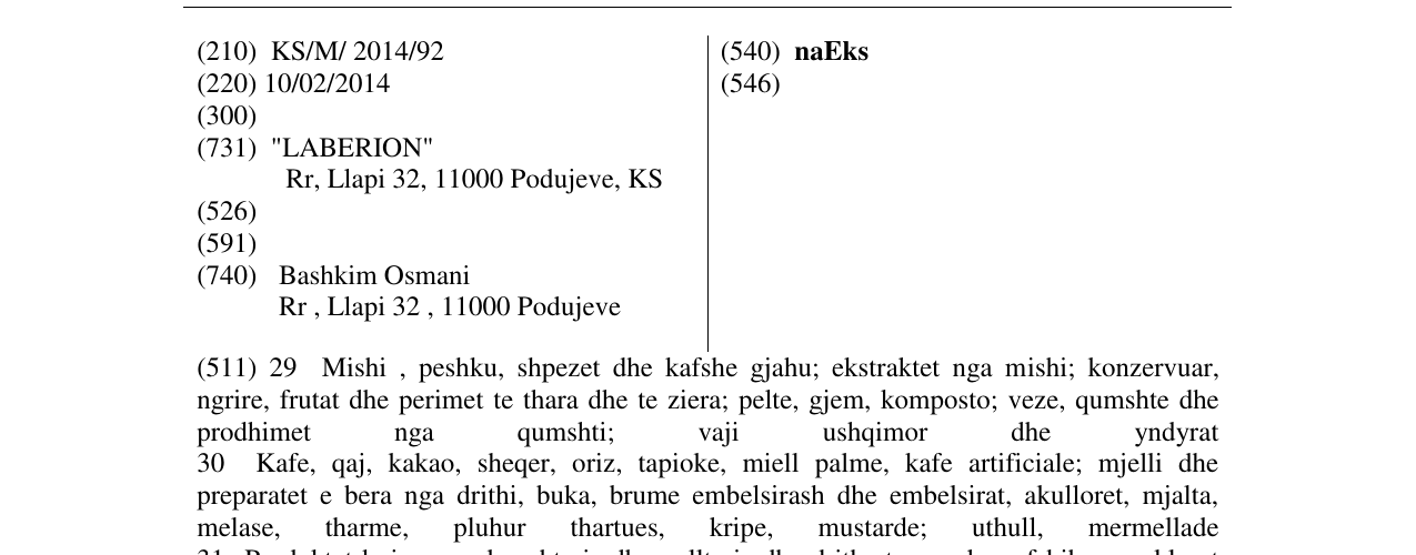 Zëri i markës naEks në buletin