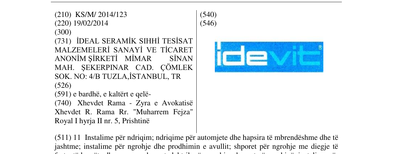 Zëri i markës idevit në buletin