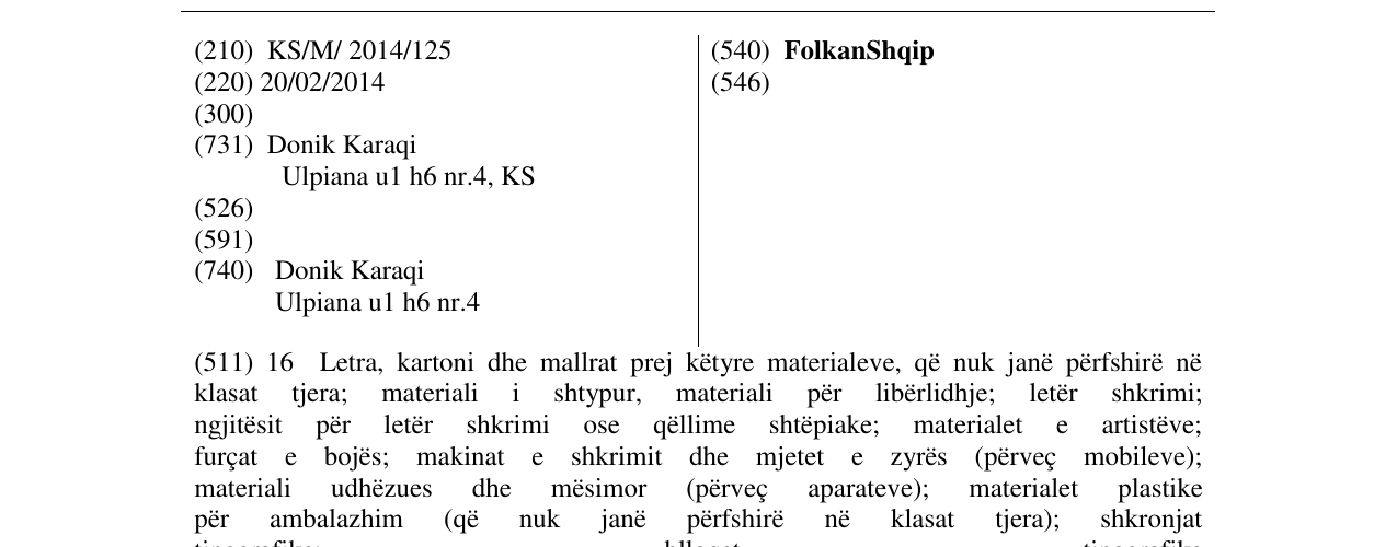 Zëri i markës FolkanShqip në buletin