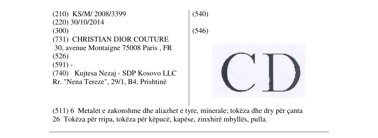 Zëri i markës CD në buletin