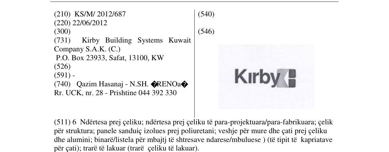 Zëri i markës Kirby në buletin