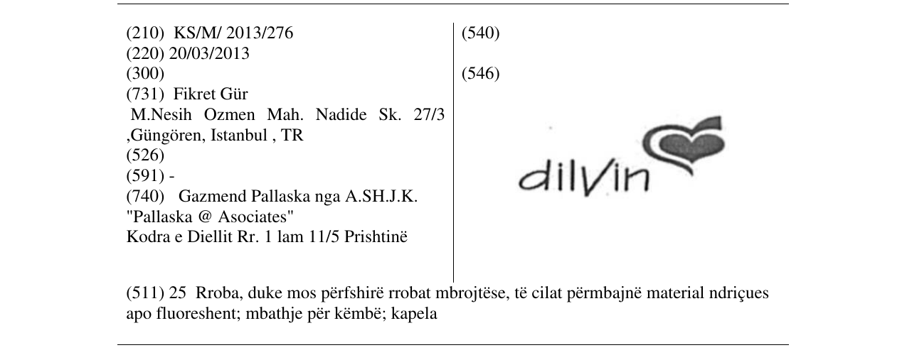 Zëri i markës dilvin në buletin