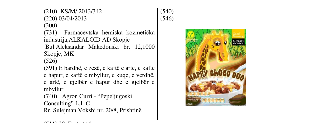 Zëri i markës Happy Choco duo në buletin