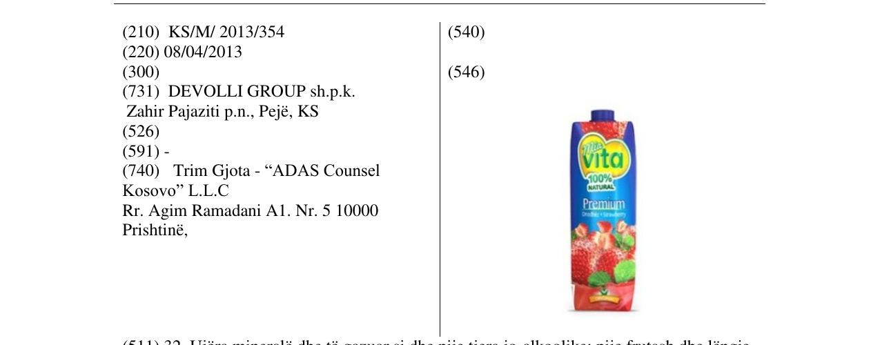 Zëri i markës mia vita Dredhëz në buletin