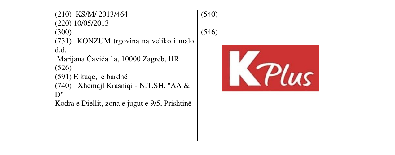 Zëri i markës KPlus në buletin