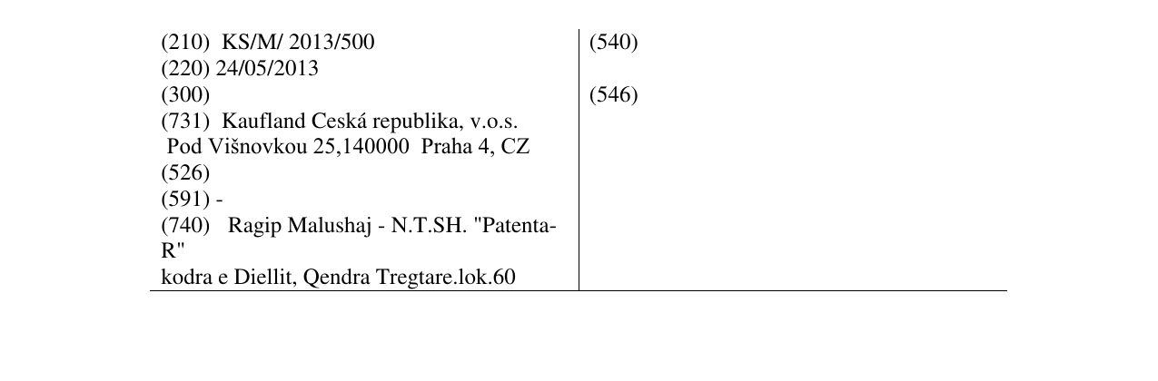 Zëri i markës ODYSEUS në buletin