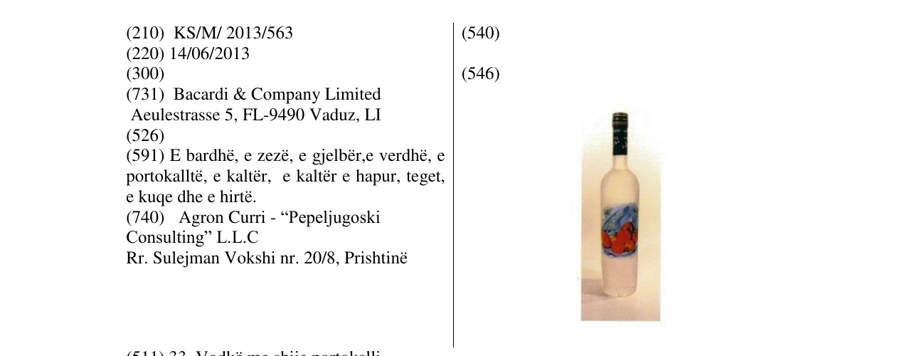 Zëri i markës Markë figurative në buletin