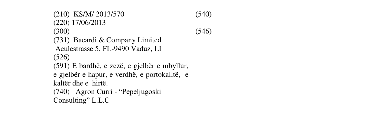 Zëri i markës Markë figurative në buletin