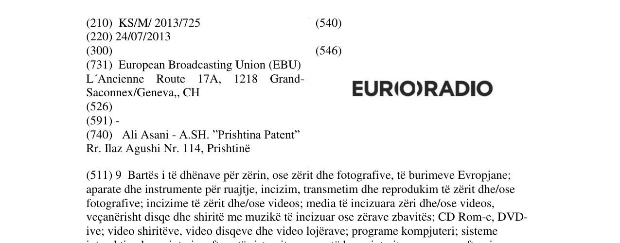 Zëri i markës EUR(O)RADIO në buletin