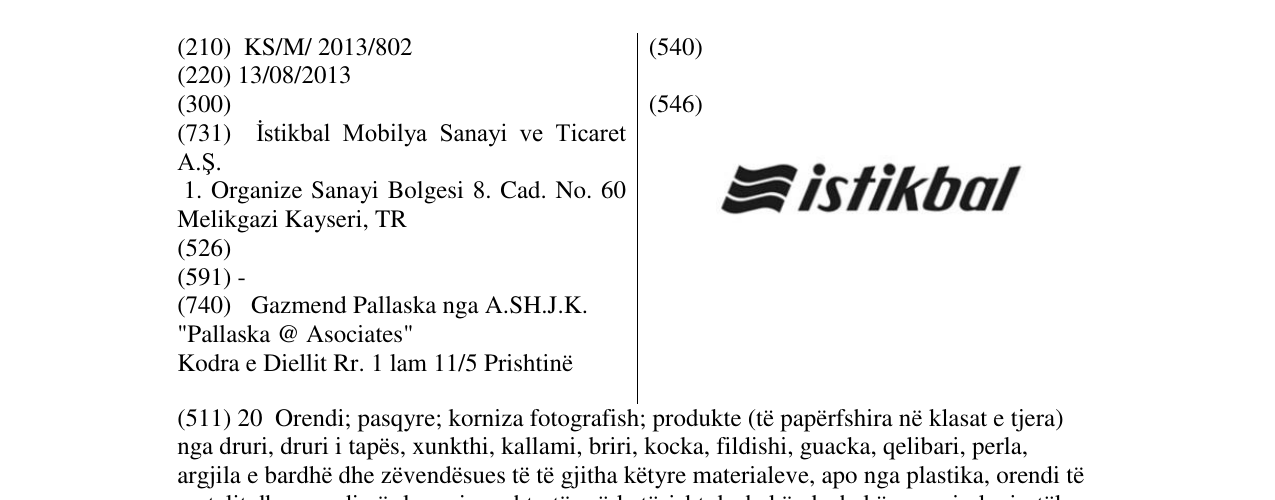 Zëri i markës istikbal në buletin