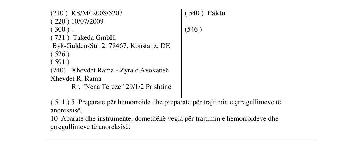Zëri i markës Faktu në buletin