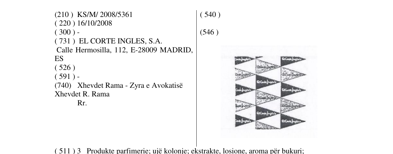 Zëri i markës Markë figurative në buletin