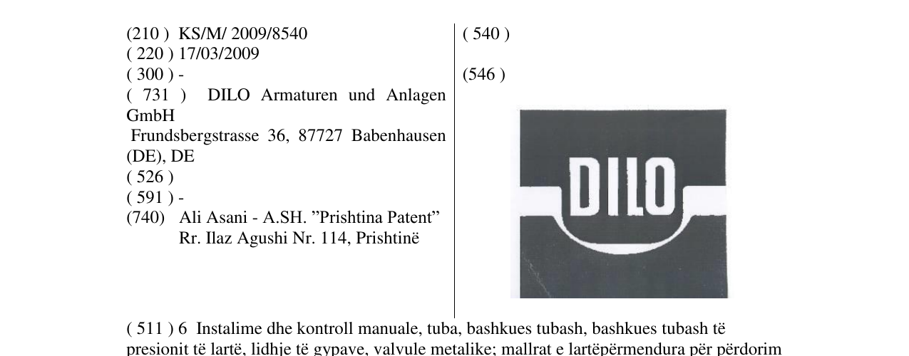 Zëri i markës DILO në buletin