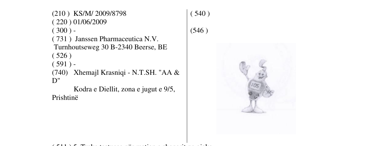 Zëri i markës 10S në buletin