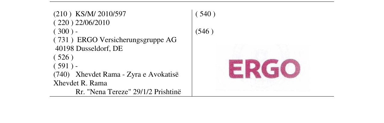 Zëri i markës Markë figurative në buletin