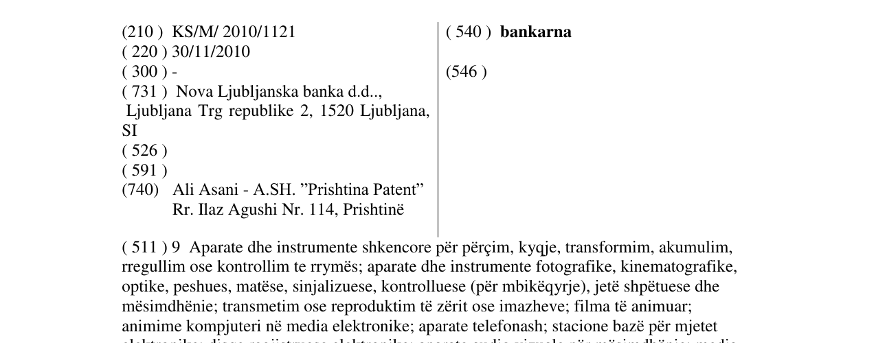 Zëri i markës bankarna në buletin