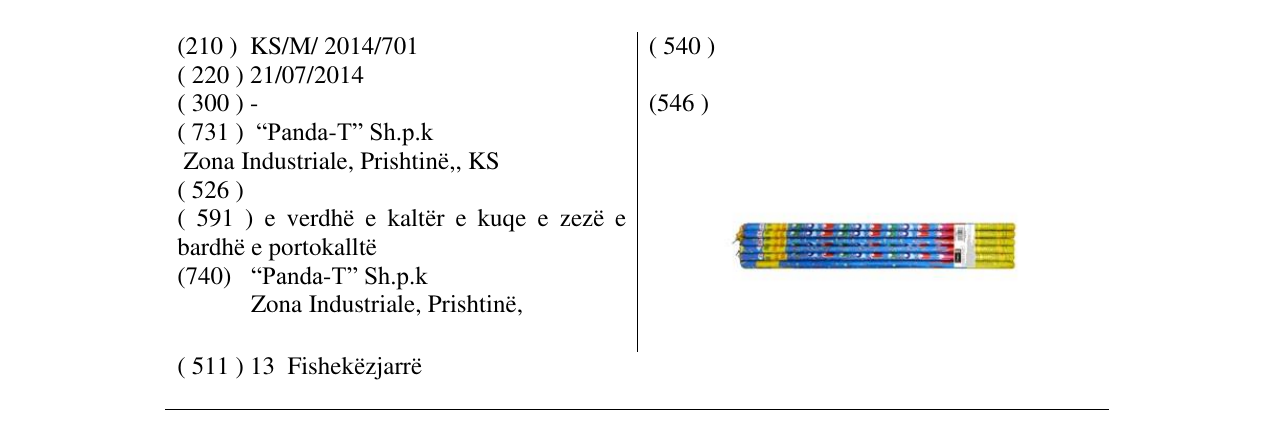 Zëri i markës 202 në buletin