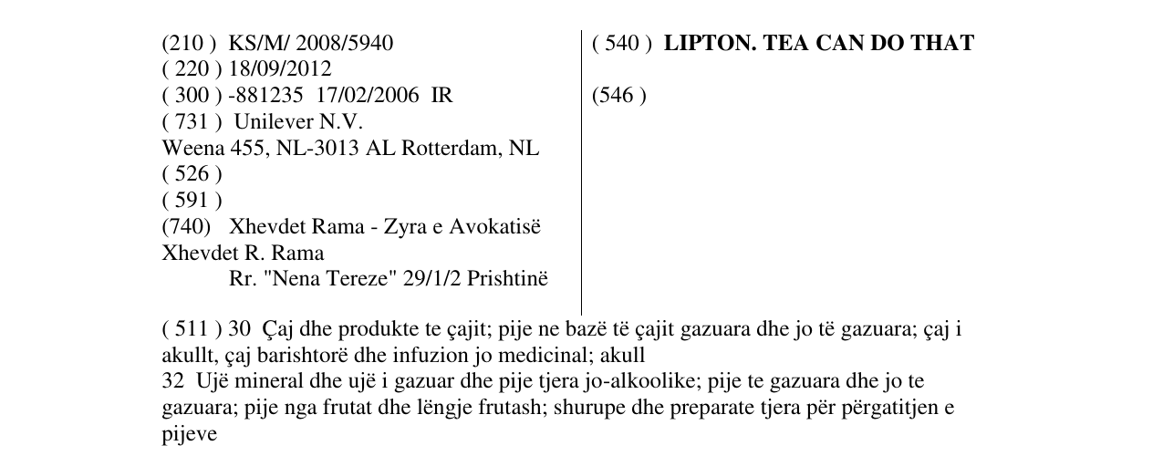 Zëri i markës LIPTON. TEA CAN DO THAT në buletin