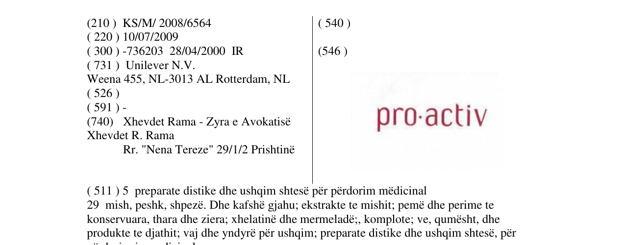 Zëri i markës pro-activ në buletin