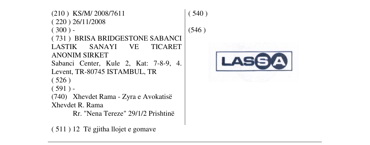 Zëri i markës LASSA në buletin