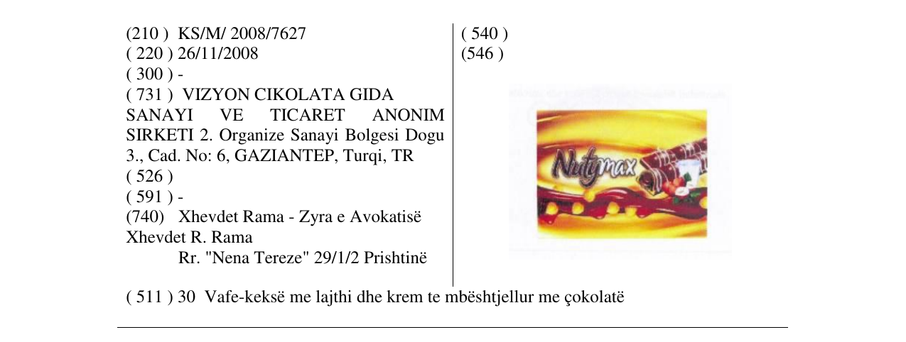 Zëri i markës Nutymax në buletin