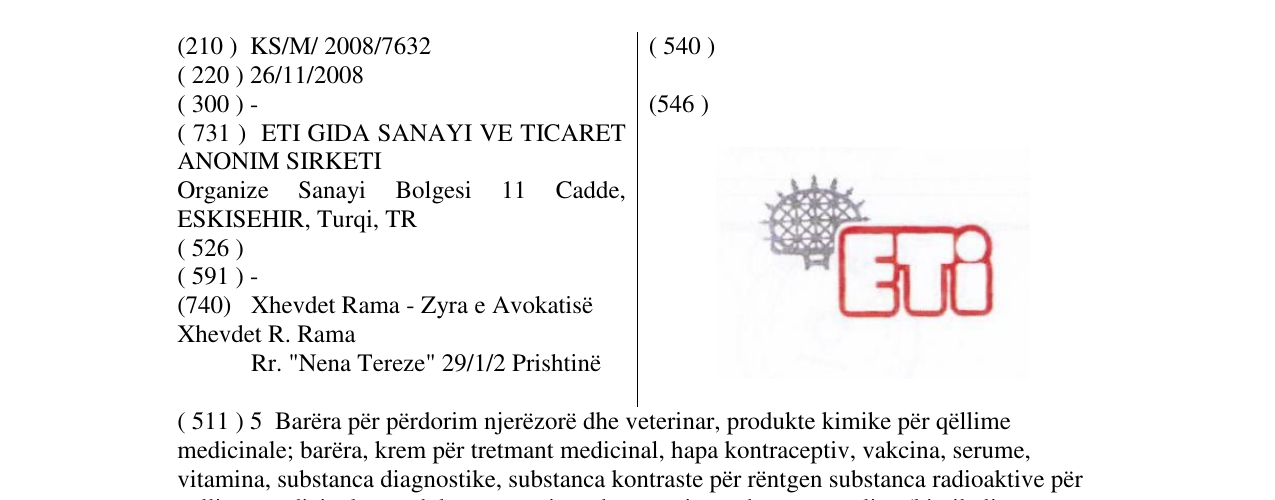 Zëri i markës ETI në buletin